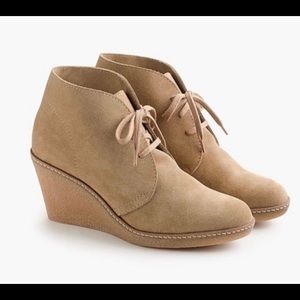 JCrew MacAlister Wedge Boots - Brand New